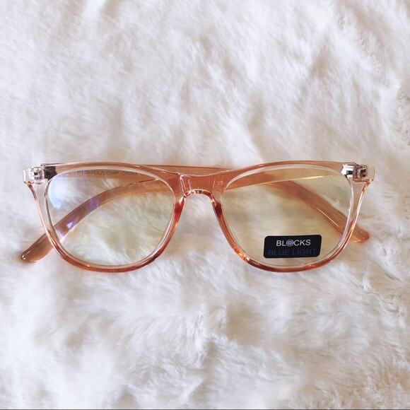 Frank Pink Computer Blue Light Glasses - Picture 1 of 9